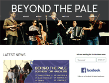 Tablet Screenshot of beyondthepale.net